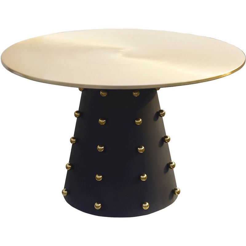 Meridian Furniture Raven Black / Gold Dining Table