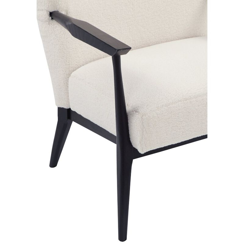 Pangea Home Winnie Lounge Chair Boucle White