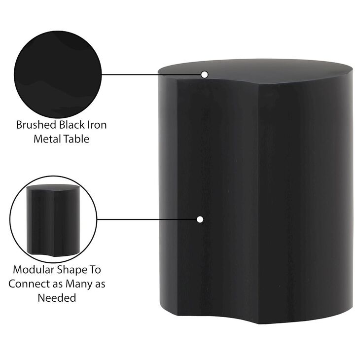 Meridian Furniture Dimple Black End Table