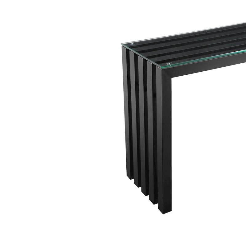 Pangea Home Vlad Console Metal Black
