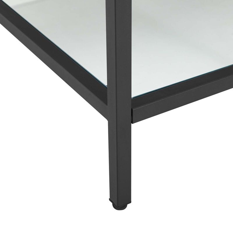 Kingsley 50" Black Stainless Steel Bathroom Vanity image number 7