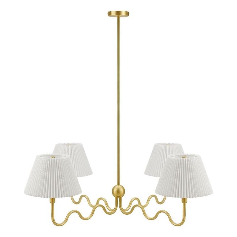 Wave Squiggle 4-Arm Pendant Light image number 0