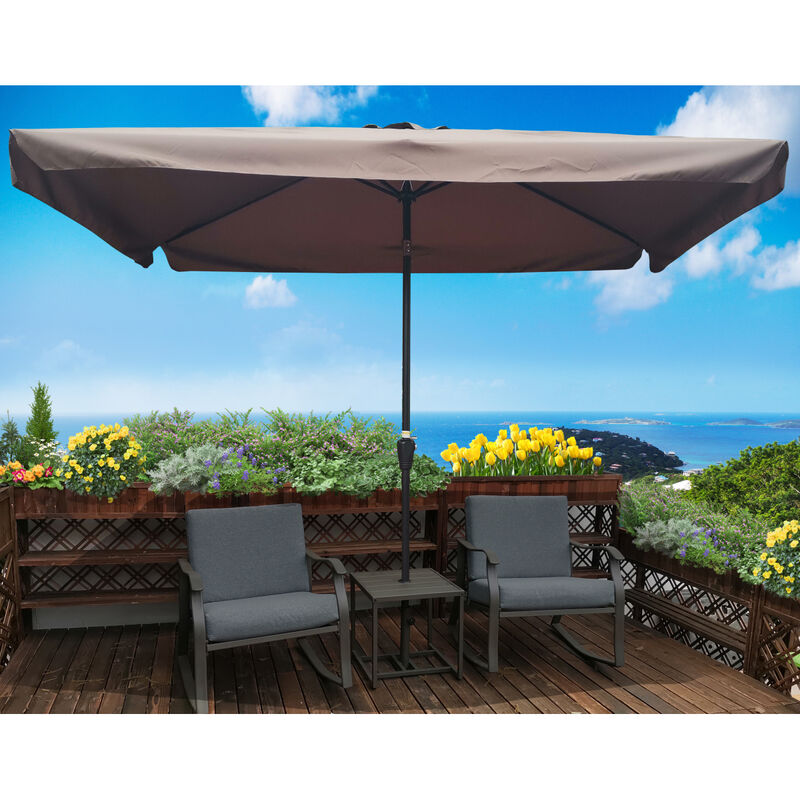 Streamdale 10 X 6.5FT Rectangular Patio Umbrella