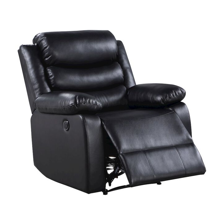 Plethoria Home Power Recliner with Pillow Top Arms