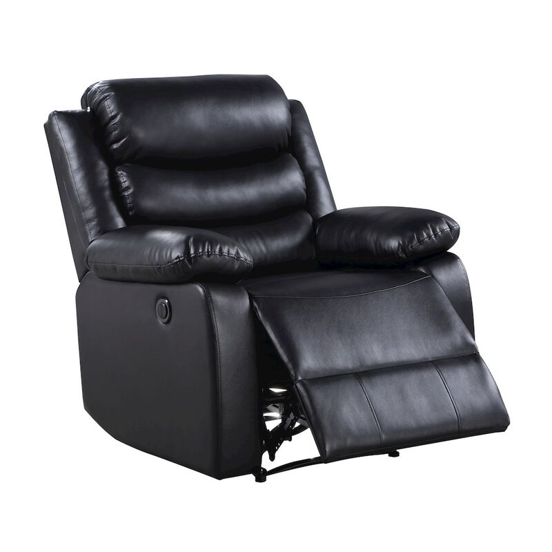 Plethoria Home Power Recliner with Pillow Top Arms