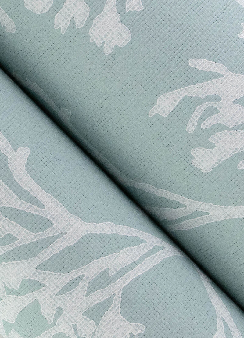 Tortuga Sky Blue Coral Wallpaper (Double Roll) image number 1