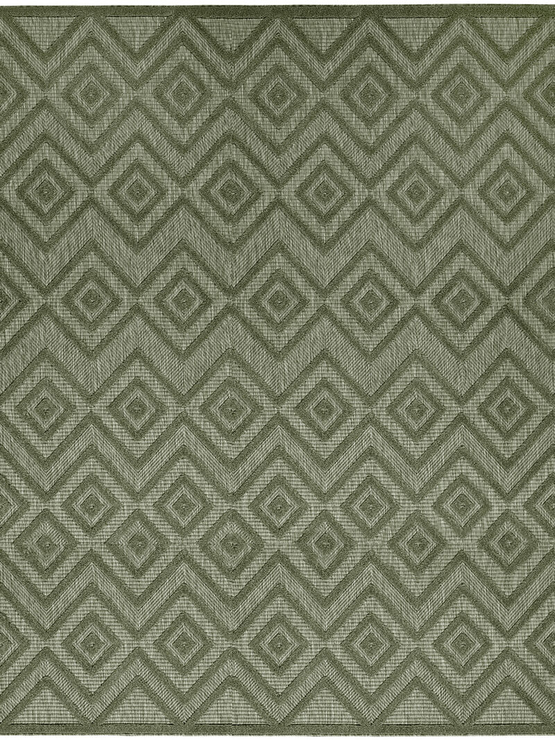 Versatile NRV01 Green 10' x 14' Rug