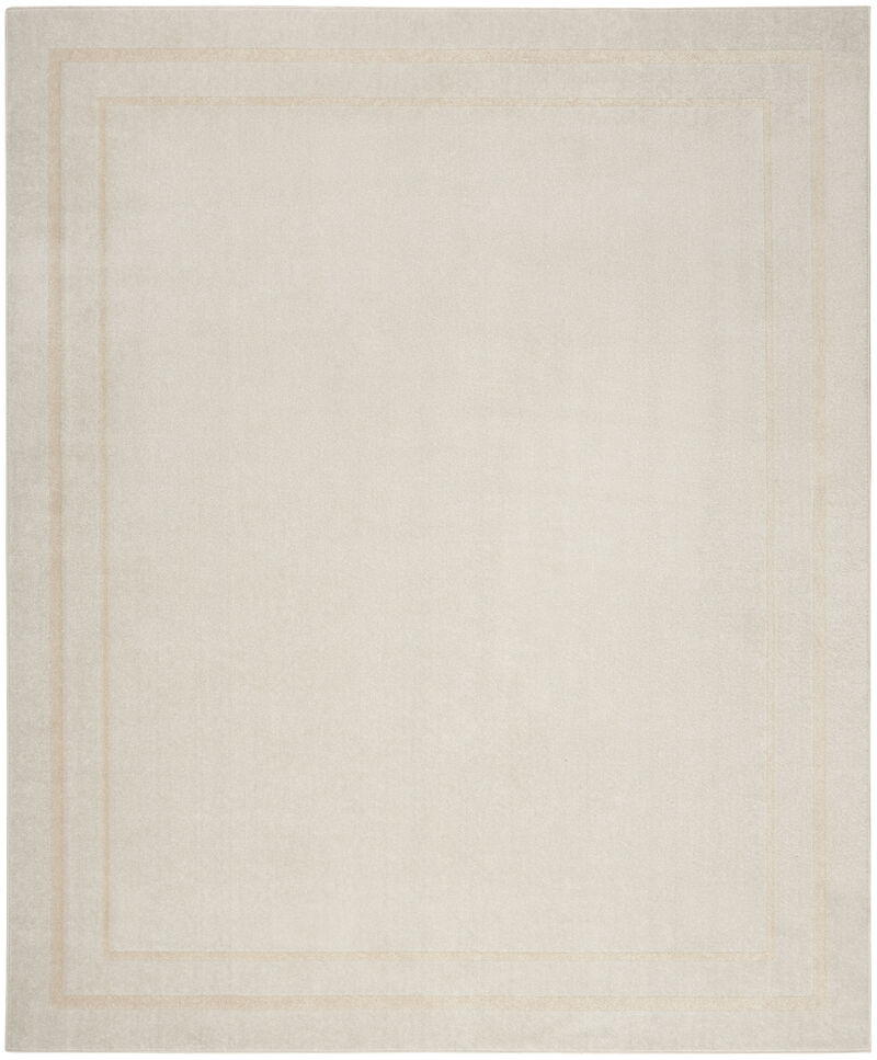 HomeRoots 9' X 12' Ivory And Gold Indoor Outdoor Area Rug image number 0