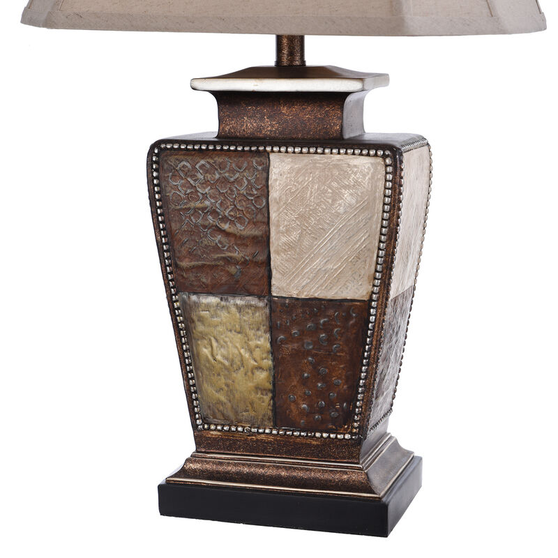 Austin Patchwork Table Lamp (Set of 2)
