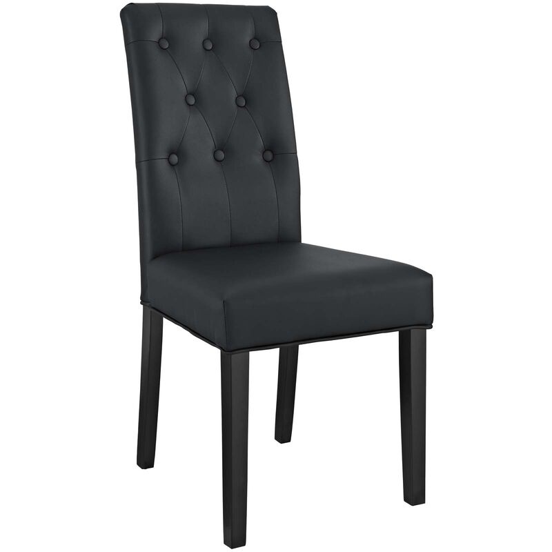 Confer Dining Side Chair Vinyl Set of 4 image number 1