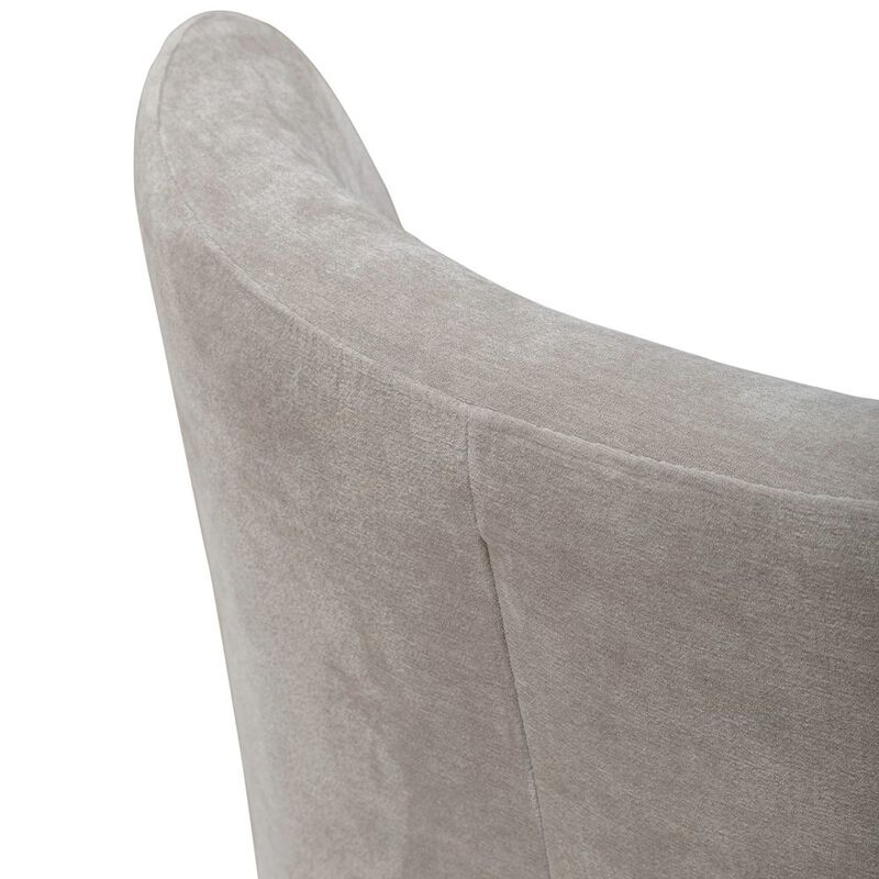 Liberty Furniture Accent Dining Chair with Castors - Rounded Back - Truffle Upholstry image number 5