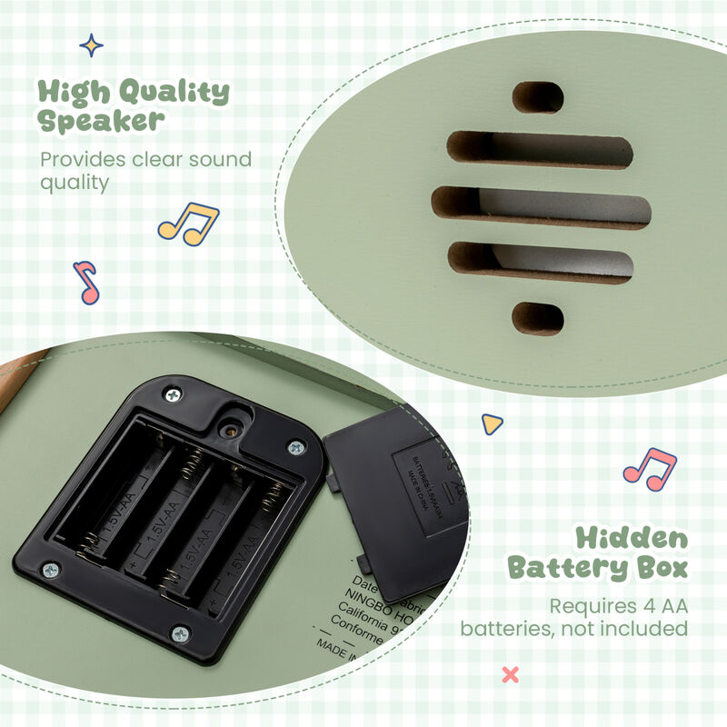 Wooden 18 Keys Piano for Children with Music Stand Removable image number 6