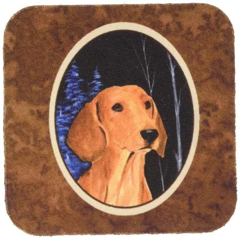 Caroline's Treasures SS8379FC Starry Night Dachshund Foam Coasters Set of 4 (Set of 4), 3.5 H x 3.5 W, Multicolor