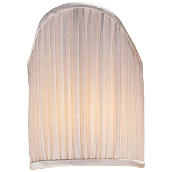 Silk Pleated Candle Clip Shield 4"