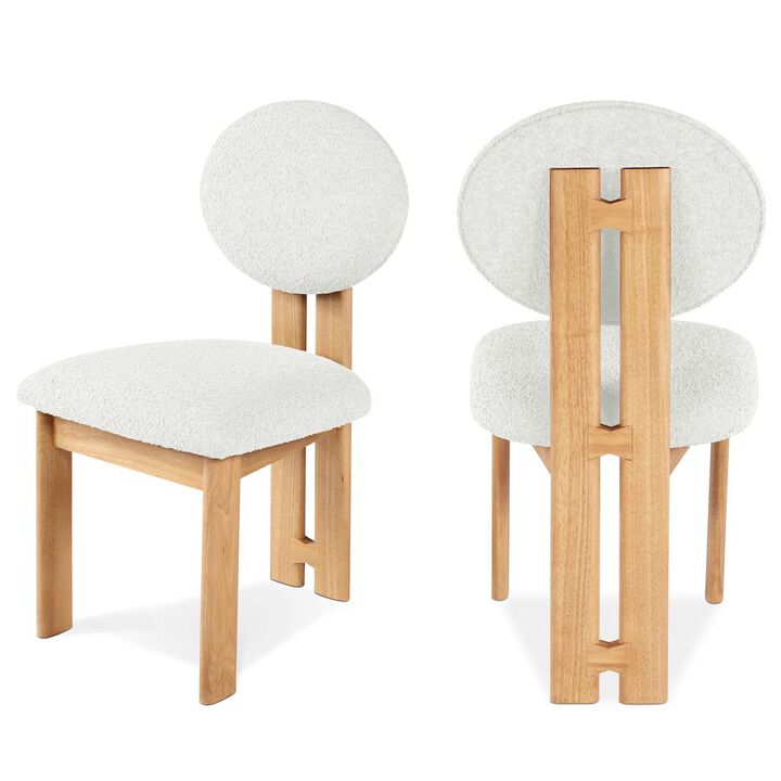 Meridian Furniture Napa Cream Dining Chair, Set of 2