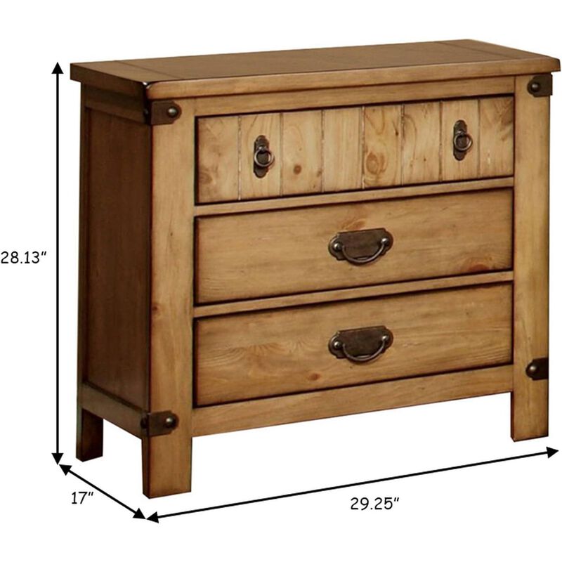 Streamdale Weathered Elm Nightstand with USB/Outlet image number 5