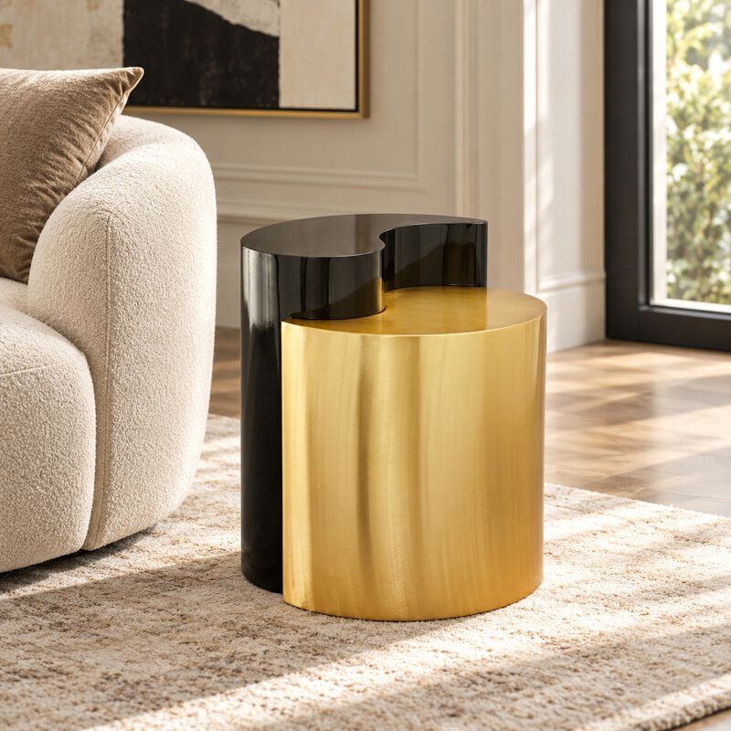 Durevique Yin-Yang End Table image number 1