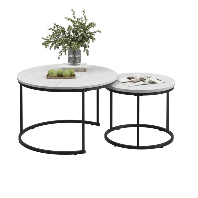 Winpis 2-Piece Nesting Coffee Table Set image number 8