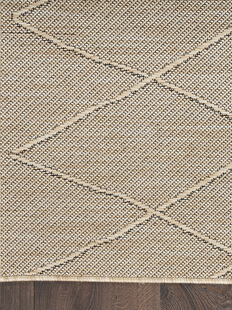 Washable Solutions WSL01 Natural 6' x 9' Rug