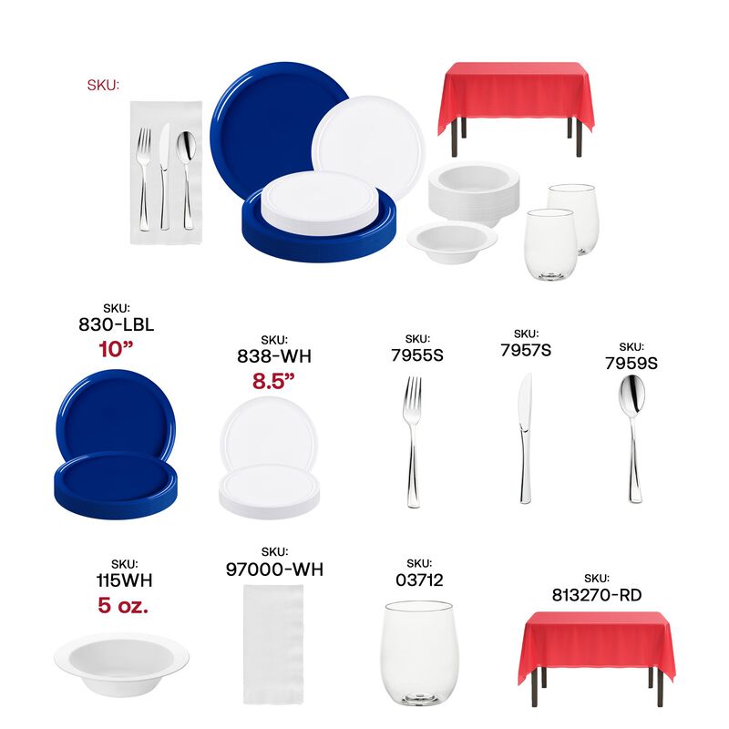 Red, White & Timeless Set (60 Sets) image number 3