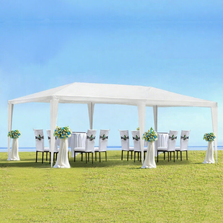WOW PIONEER 10x20 Foot Outdoor Garden Gazebo Canopy Tent Portable Wedding Party Event Shelter Without Sidewalls
