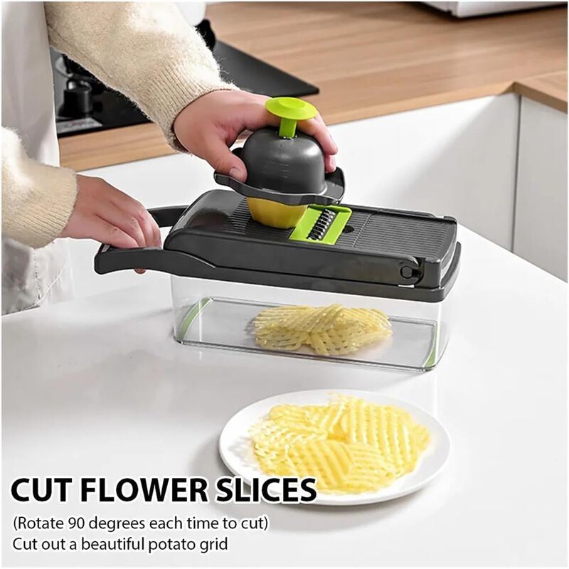 16 in 1 Multi Functional Vegetable Chopper Slicer Dicer image number 2