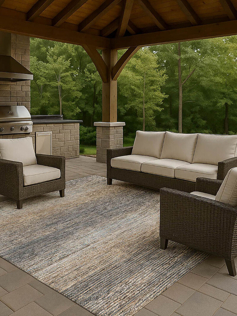 Trevi TV1 Pewter 10' x 14' Rug