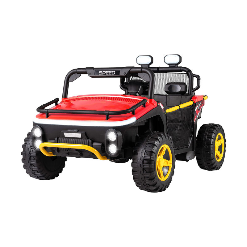 Kids 24V Ride On UTV Car with Dual Seats Horn Music and Story Features image number 0