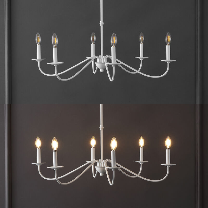 Wicklow Bohemian Farmhouse Iron LED Chandelier
