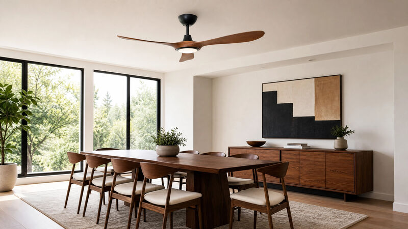 ENLIGHT 56" Smart DC Ceiling Fan with Light, IP66 Outdoor/Coastal Rated, Matter Smart Home Integration, 3 Blades image number 3