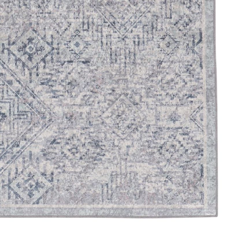 Linon Emerald Duluth Grey & Blue, Rug image number 3