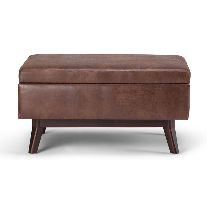 Simpli Home Owen Coffee Table Storage Ottoman