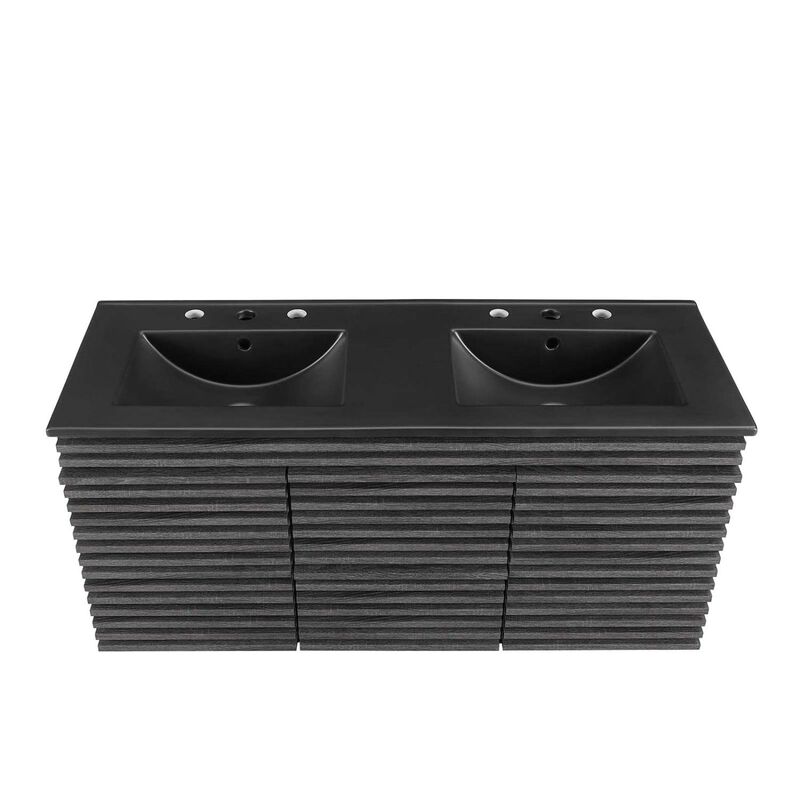 Render 48" Wall-Mount Bathroom Vanity Basin Included image number 5