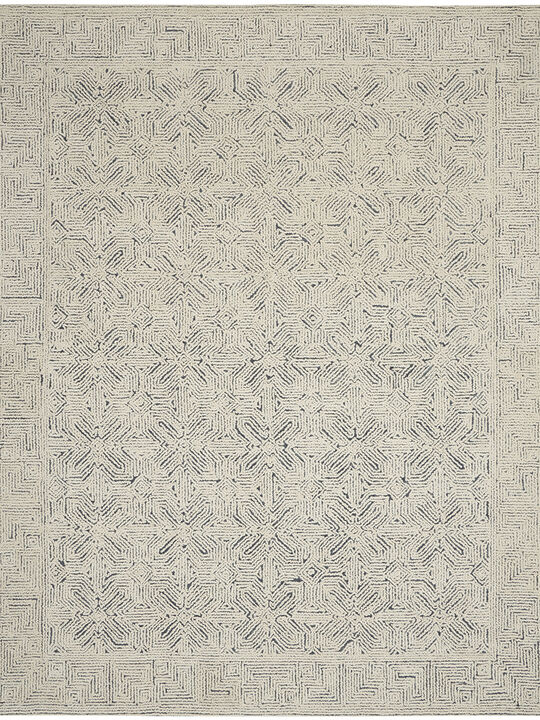 Colorado CLR05 Ivory/Navy 7'9" x 9'9" Rug