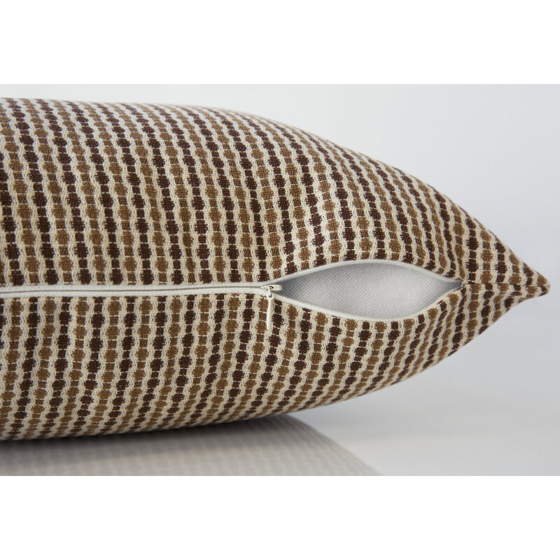 Monarch Specialties I 9238 Pillows, 18 X 18 Square, Insert Included, Decorative Throw, Accent, Sofa, Couch, Bedroom, Polyester, Hypoallergenic, Brown, Modern