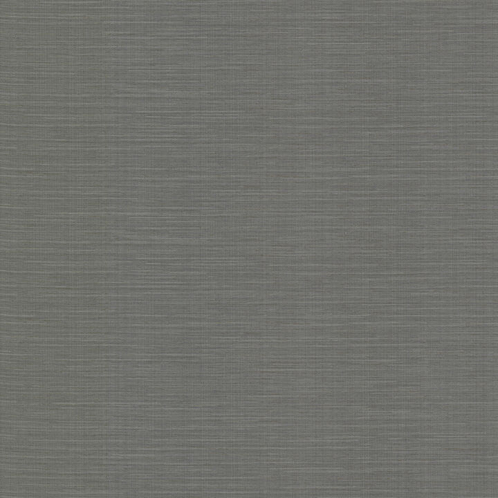 Bay Ridge Charcoal Faux Grasscloth Wallpaper