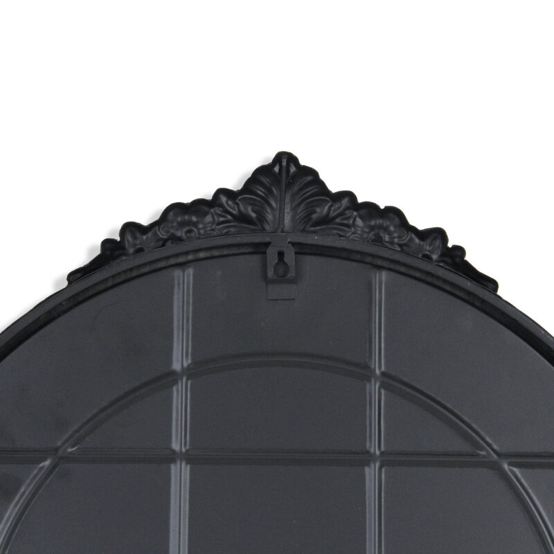 HomeRoots 34" Black Metal Arch Accent Mirror image number 5