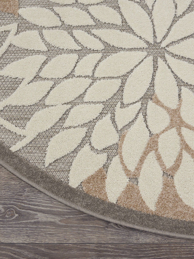 Aloha ALH05 Natural 7'10" x Round Rug