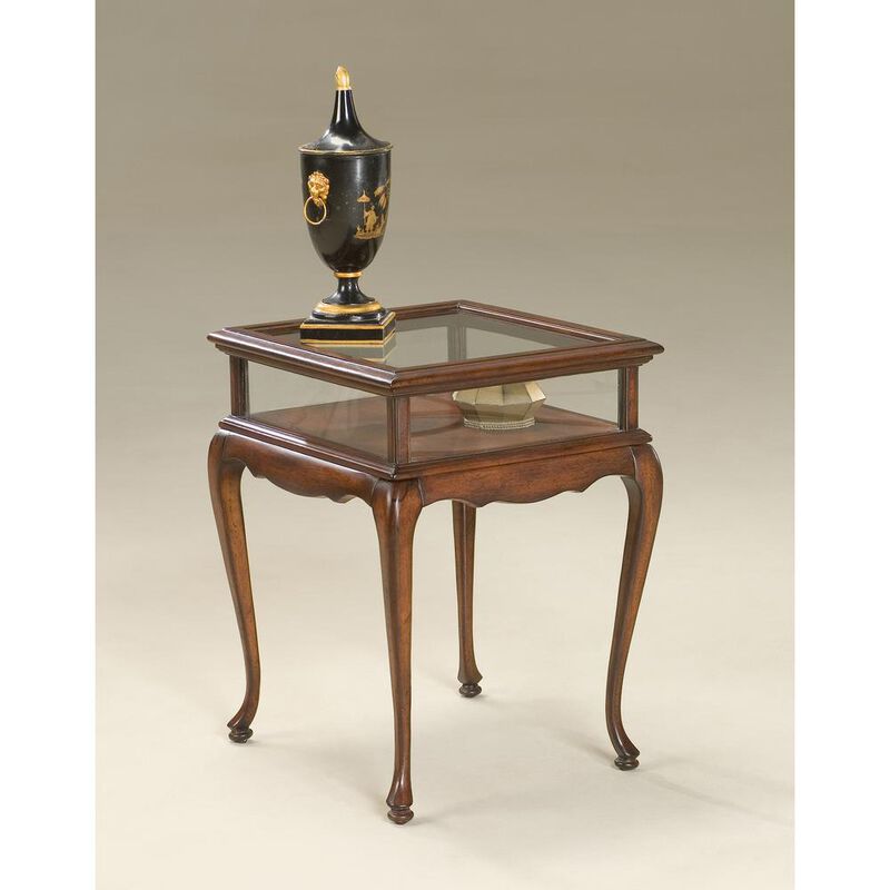 Butler Specialty Company Burton Curio Table, Dark Brown