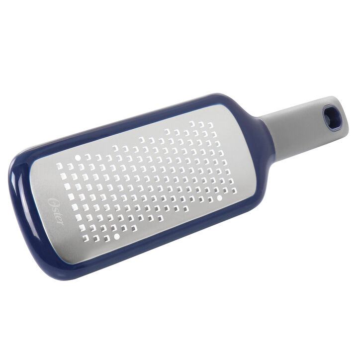 Oster Bluemarine Stainless Steel Short Grater with Plastic Handle in Blue
