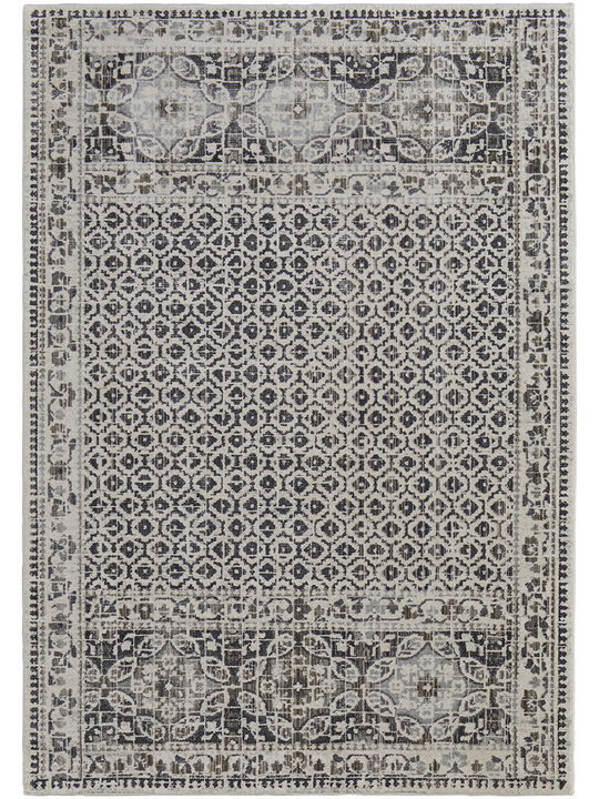 Kano 3874F Ivory/Taupe/Gray 6'7" x 9'6" Rug