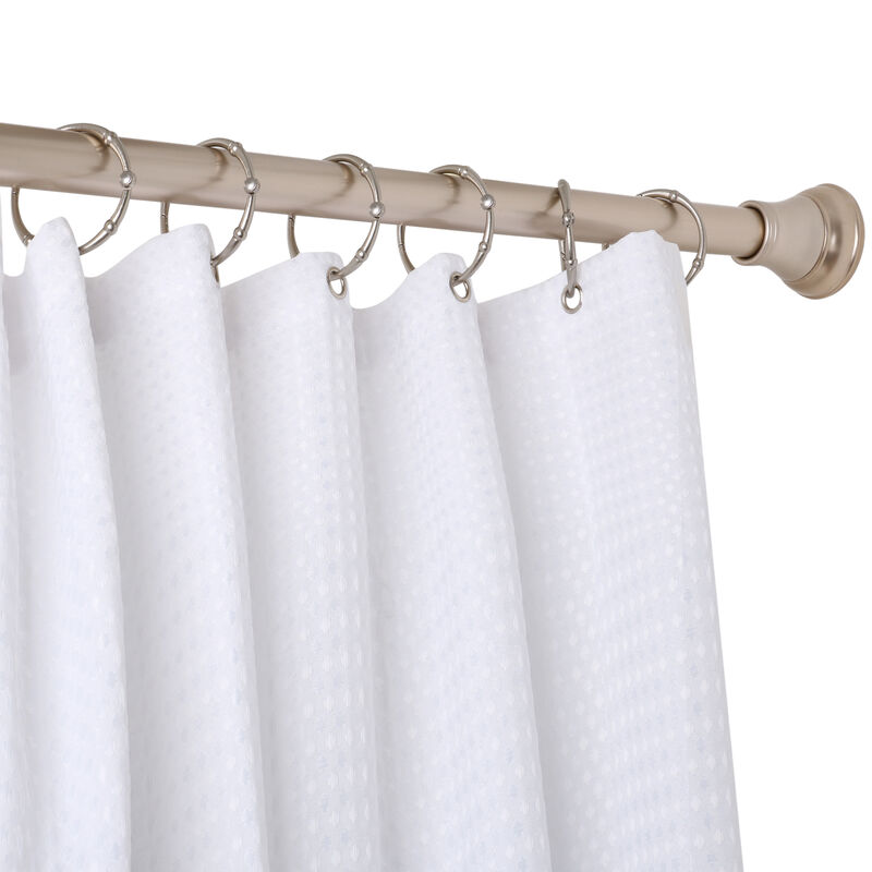 Zinc Shower Curtain Hooks, Set of 12 image number 3