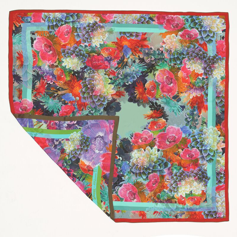 Delilah | 50" Mulberry Silk Furoshiki Gift Wrap by Adam Klassen image number 0
