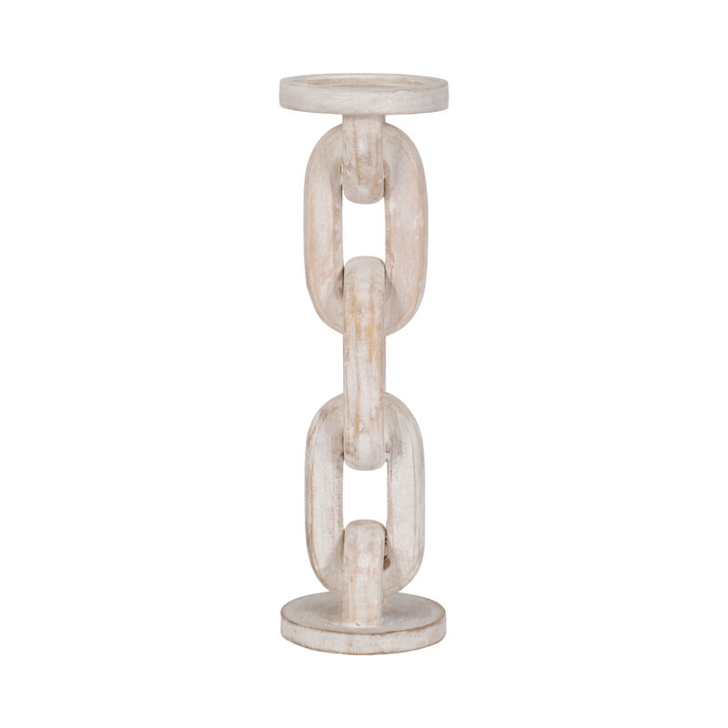 Chain Pillar Candle Holder image number 0