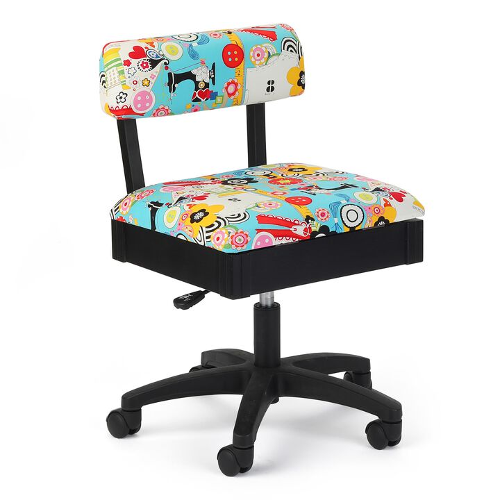 Hydraulic Sewing Chairs: Sew Wow, So Now! Print