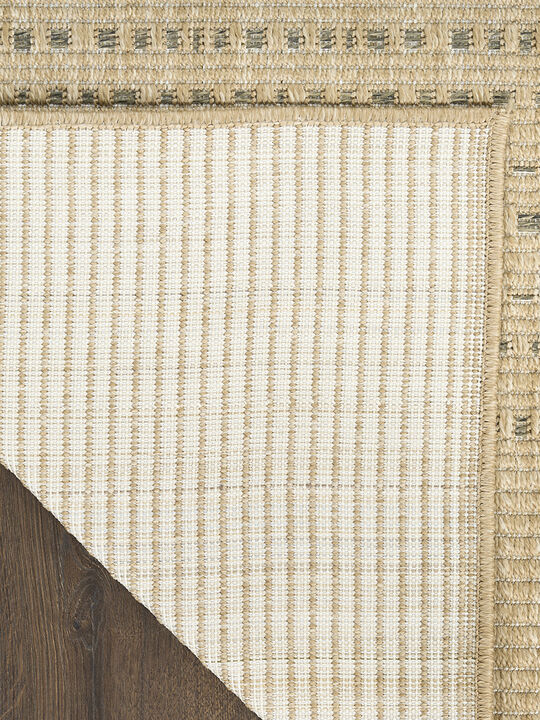 Tulum TLM01 Taupe 6' x 9' Rug
