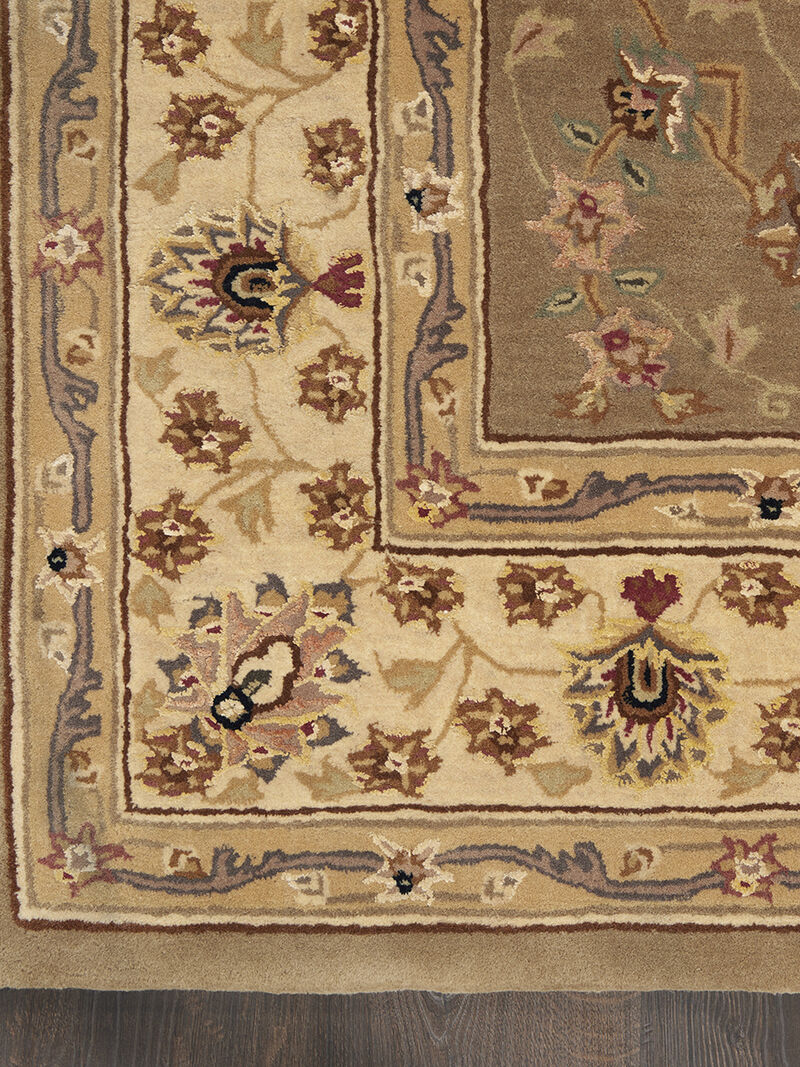 Nourison 2000 2003 Olive 8' x Round Rug