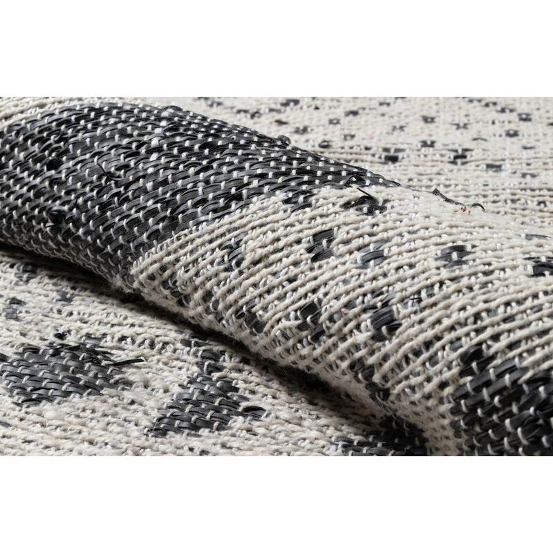 Momeni Contemporary Rectangle Area Rug, Black, 2' X 3'