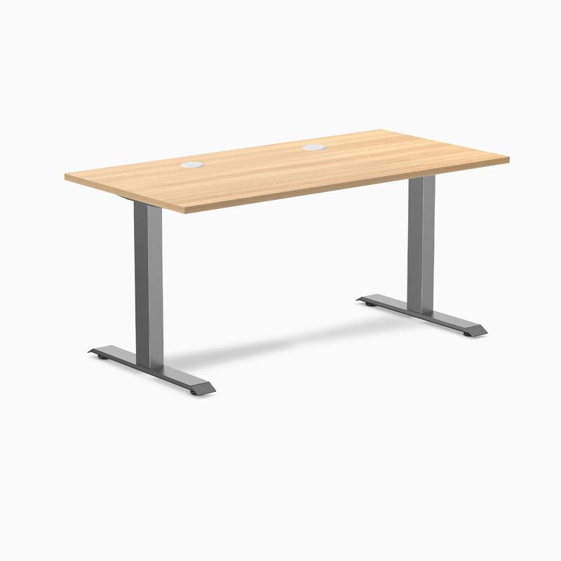 Desky Zero Scalloped Laminate Office Desk image number 0