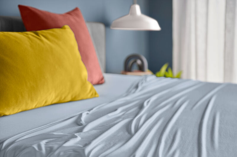 Tempur-Pedic Breeze Split King Sleepy Blue Sheet Sets